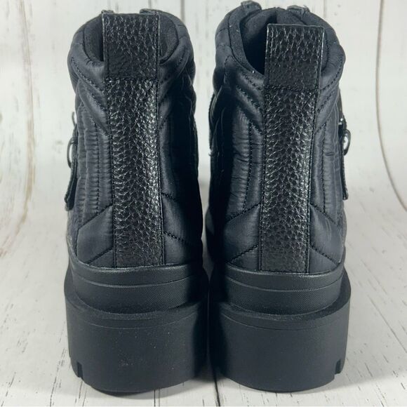 Vionic Janara Womens Quilted Nylon Chunky Heel Ankle Boots Black Size 7 - Picture 4 of 8